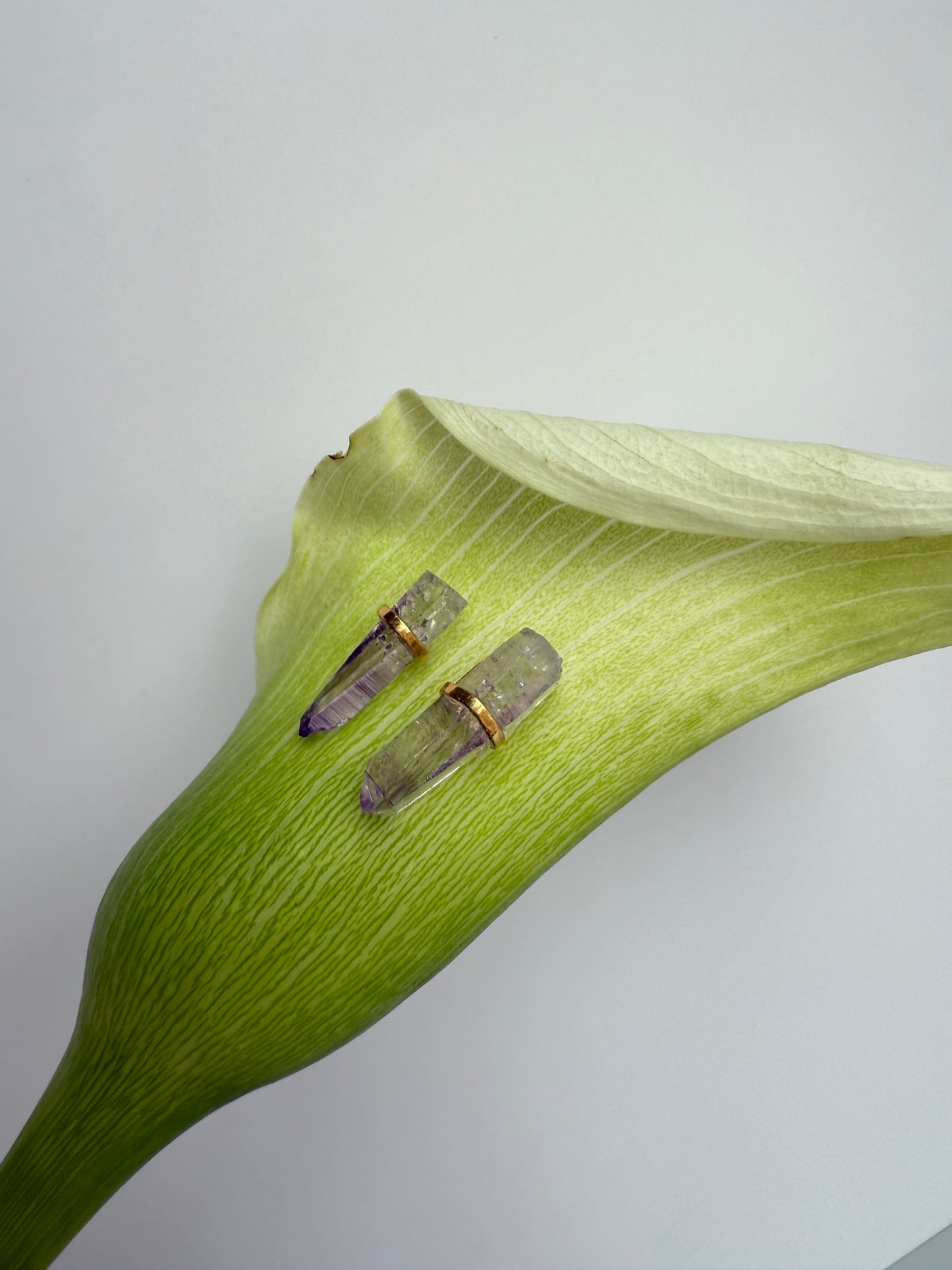 Medium Amethyst Earrings