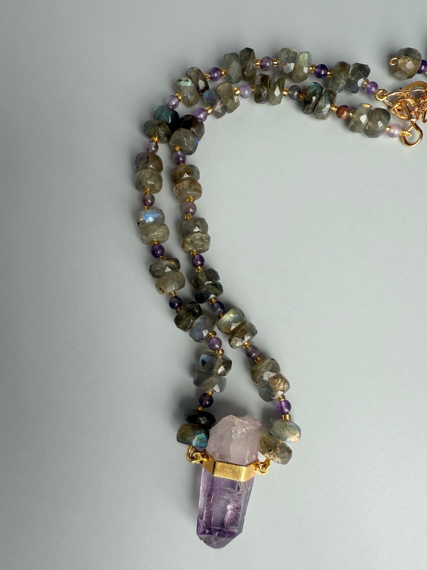 Labradorite & Amethyst