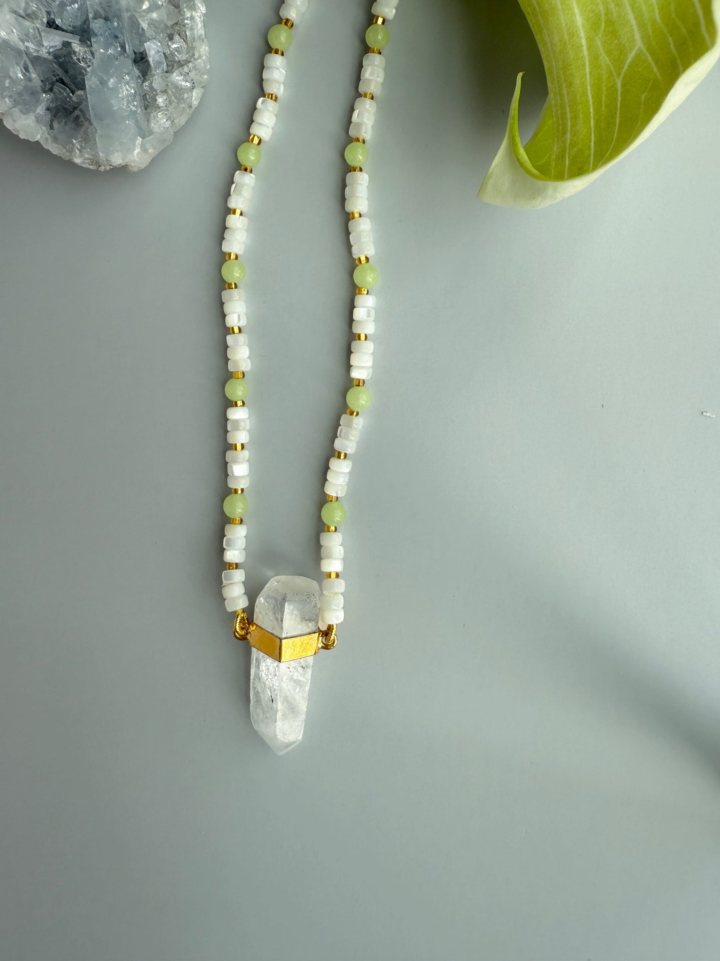 Lemon and Clear Quartz