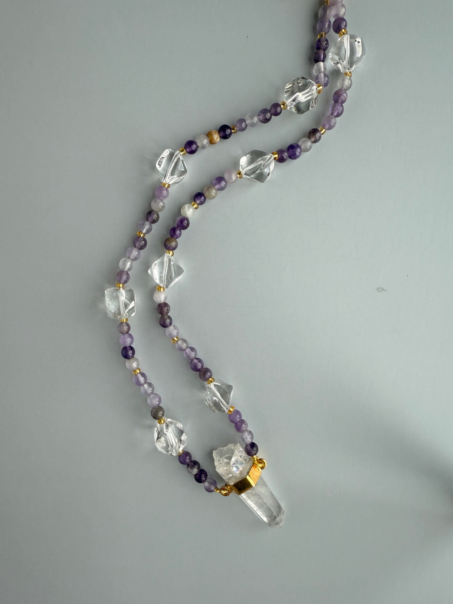 Amethyst & Clear Quartz