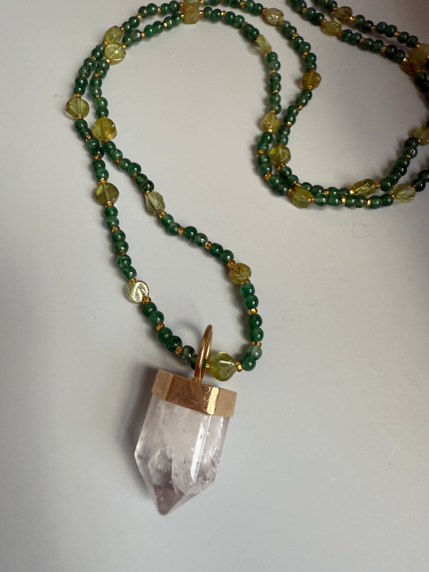 Jade, Peridot & Amethyst, 32"
