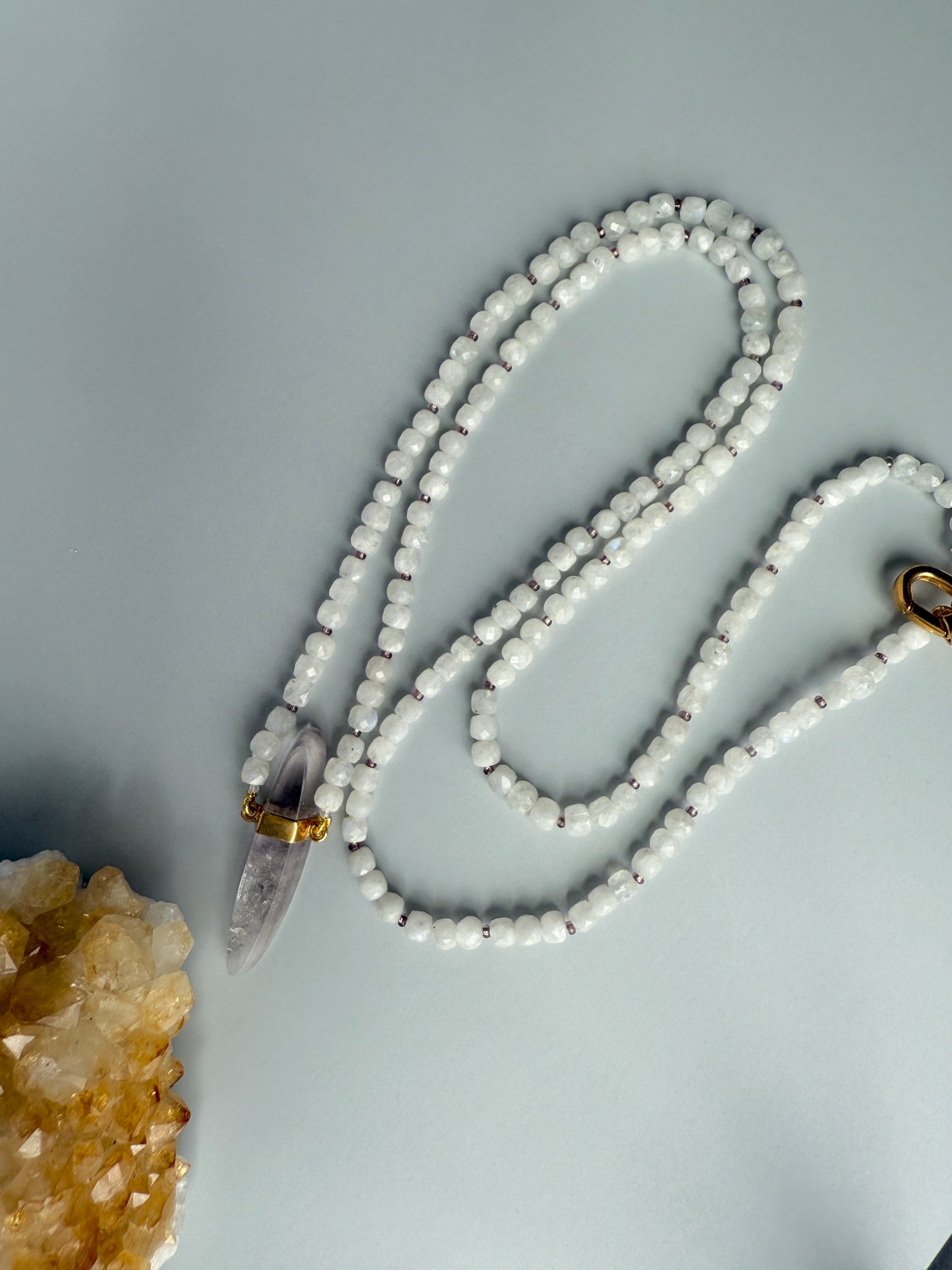 Moonstone & Amethyst, 32"