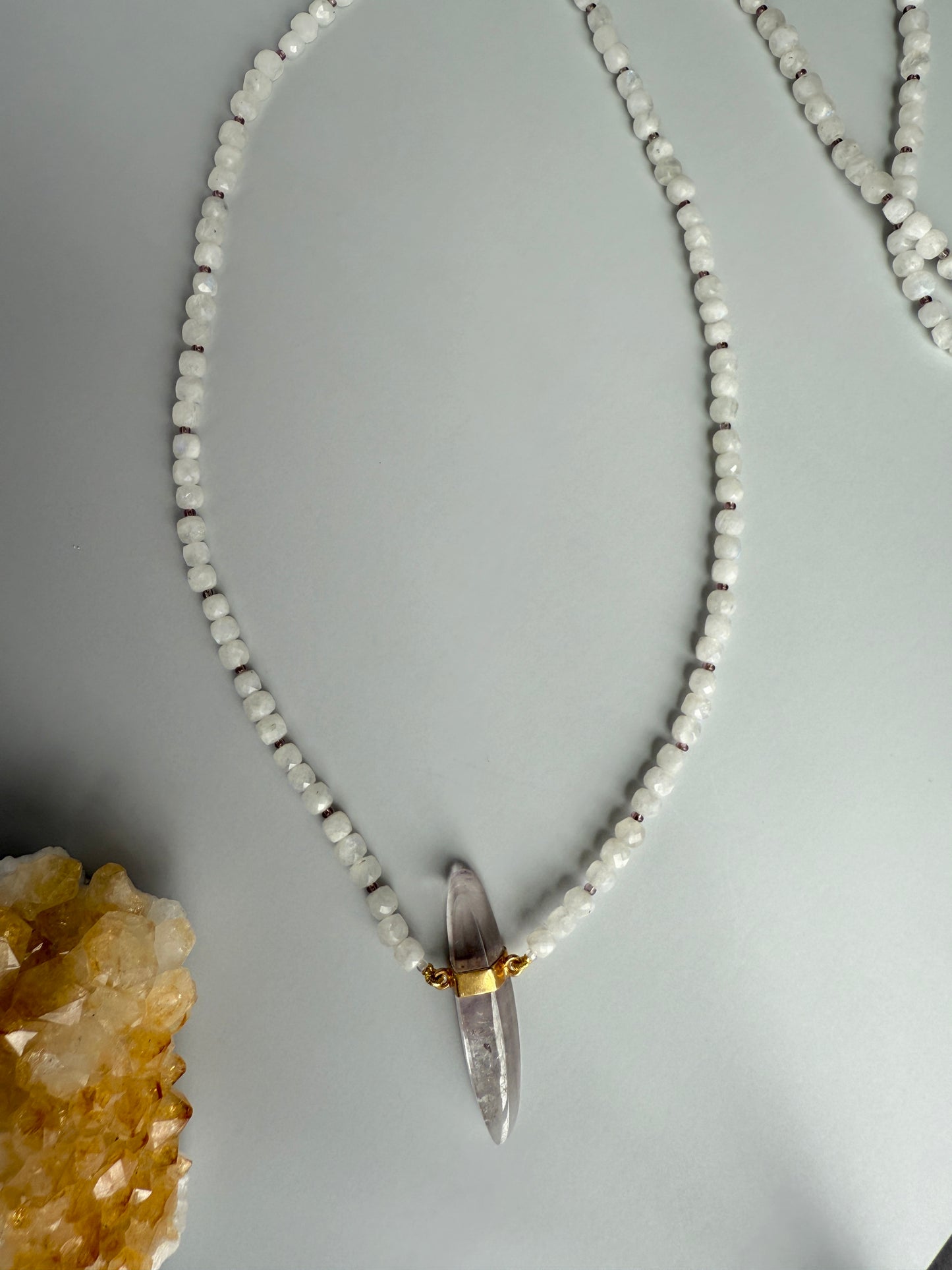 Moonstone & Amethyst, 32"