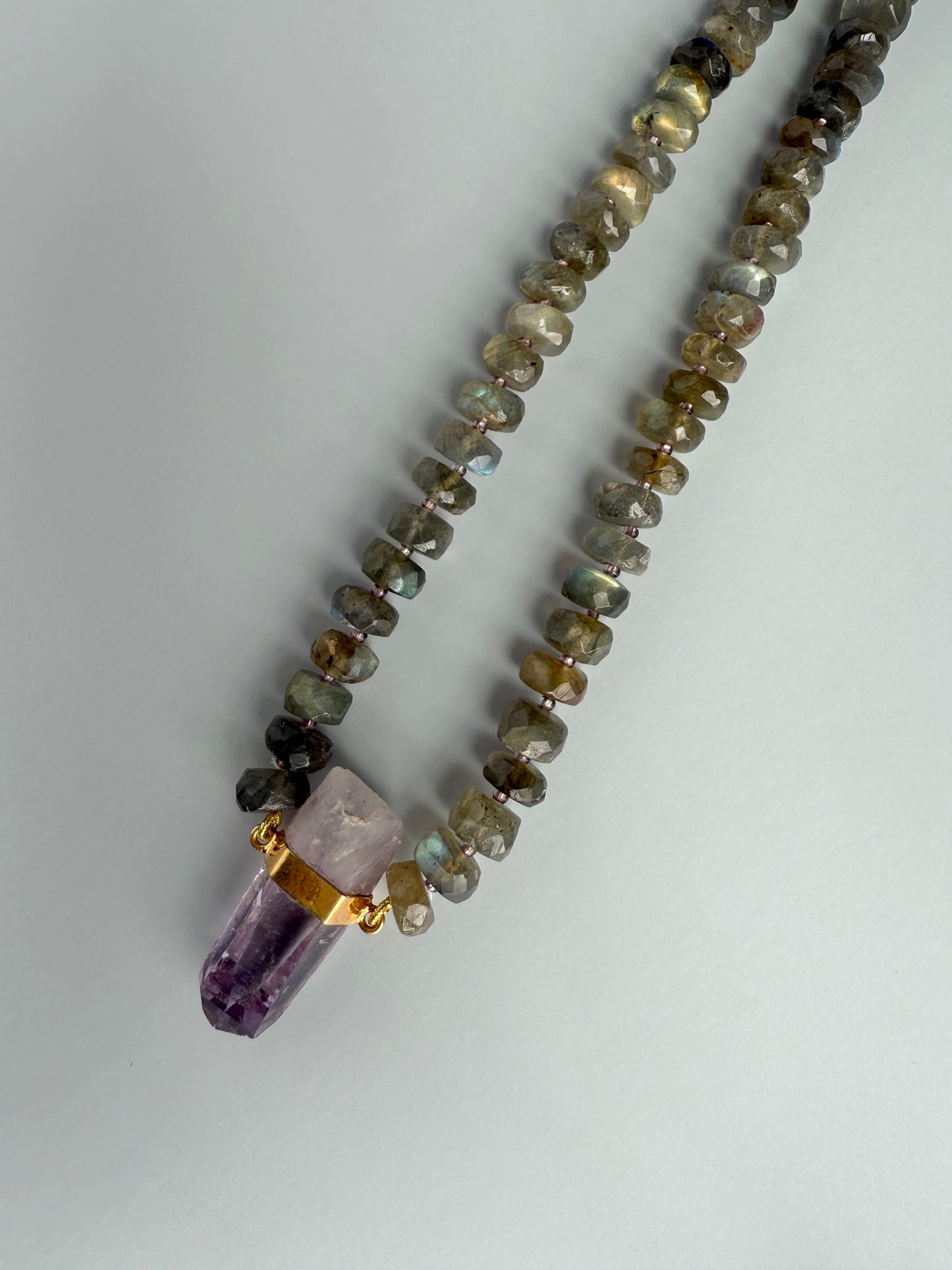 Labradorite & Amethyst