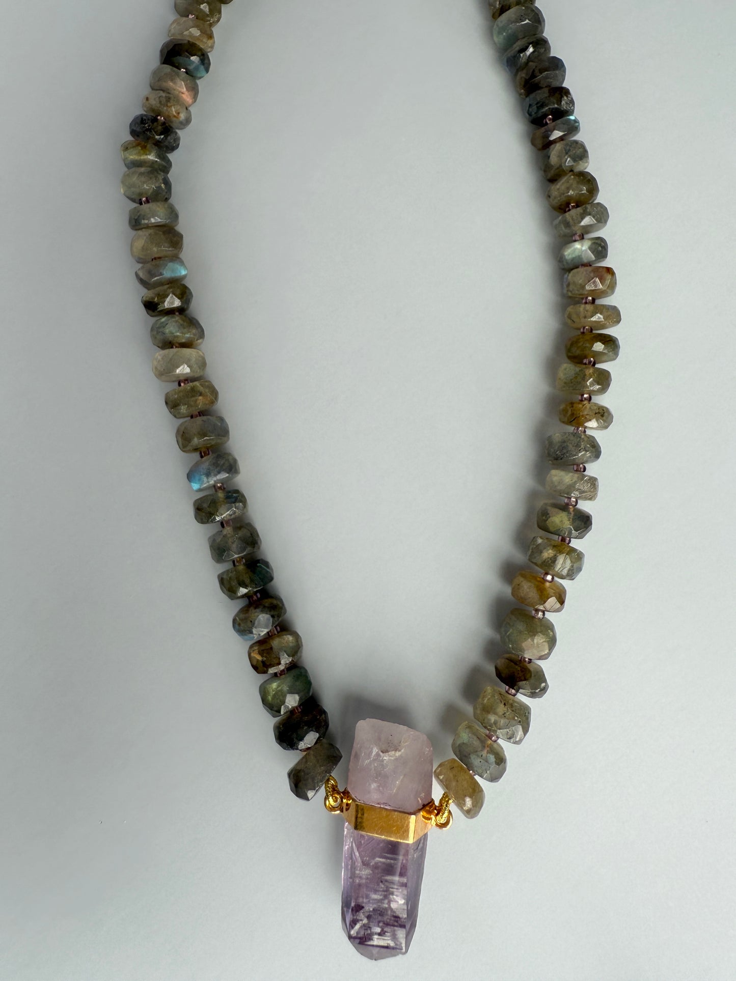 Labradorite & Amethyst