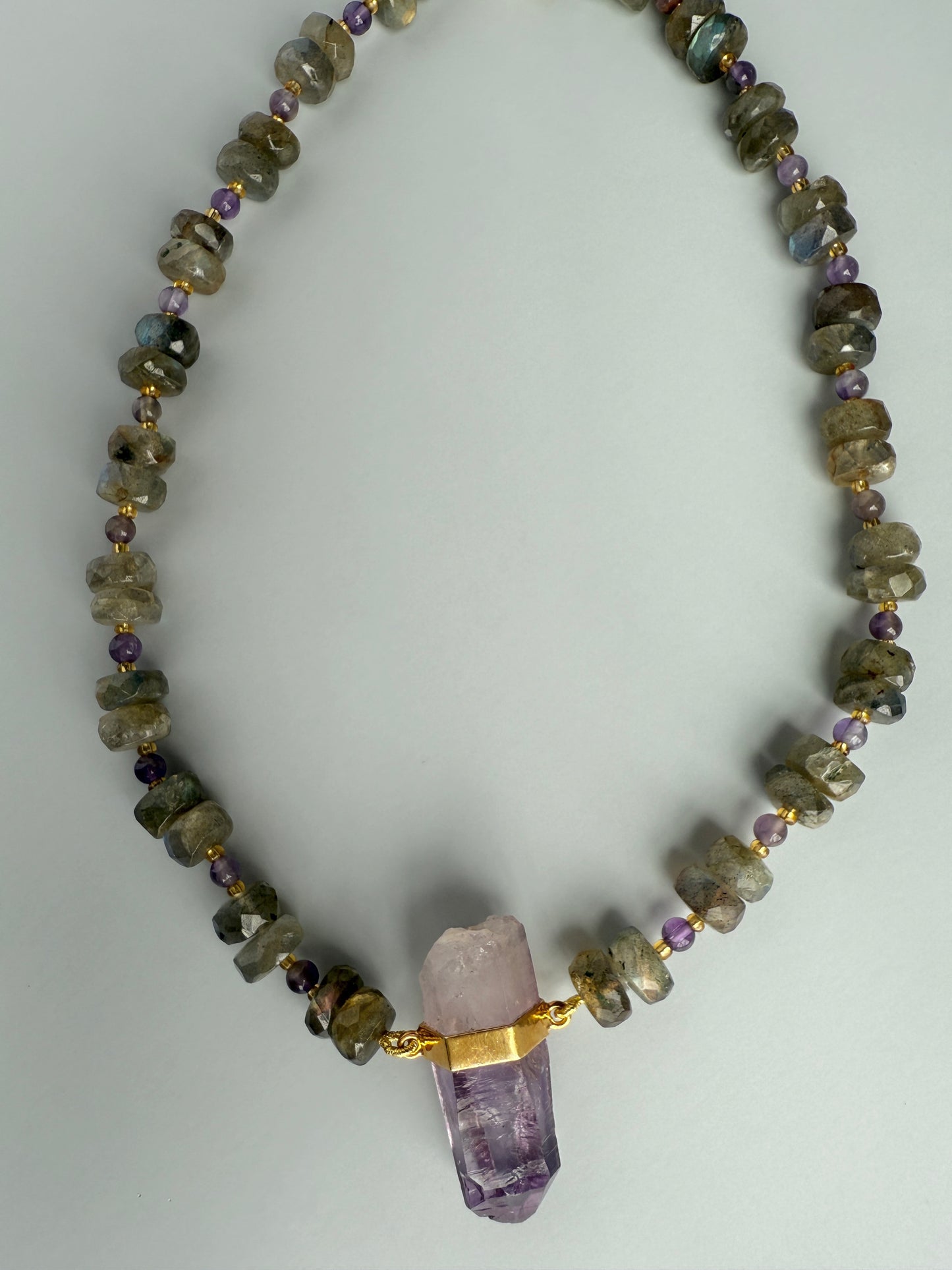 Labradorite & Amethyst