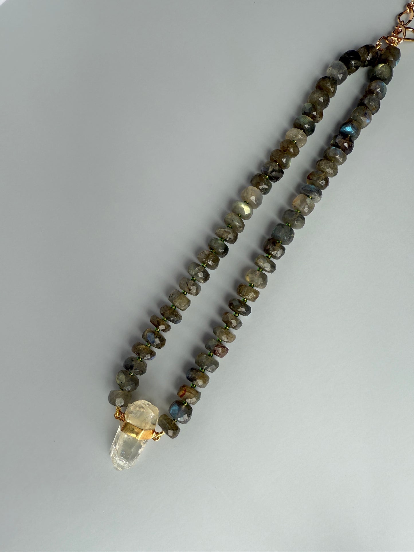 Labradorite & Clear Quartz