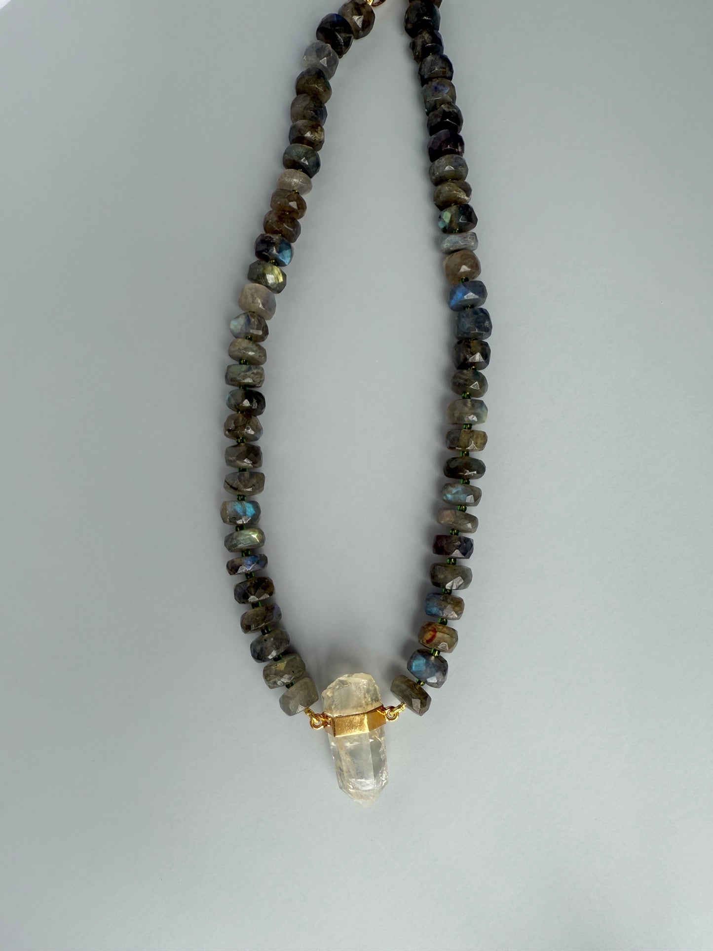 Labradorite & Clear Quartz