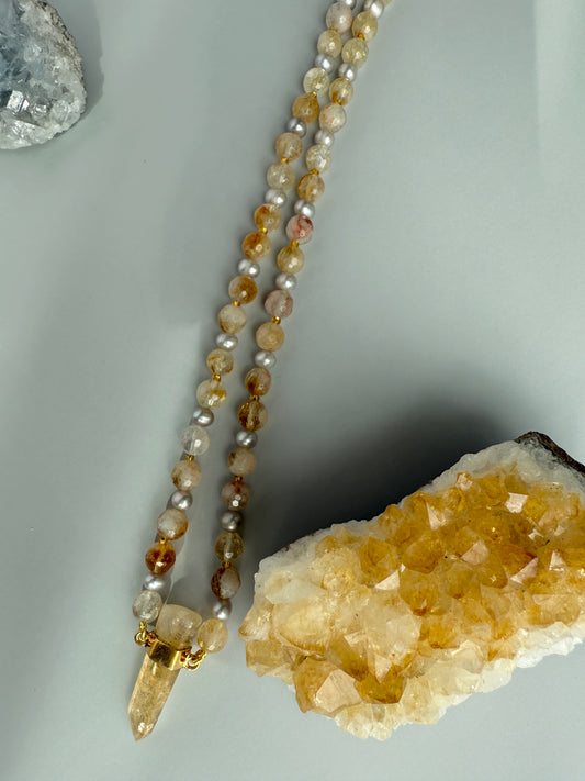 Freshwater Pearls & Citrine