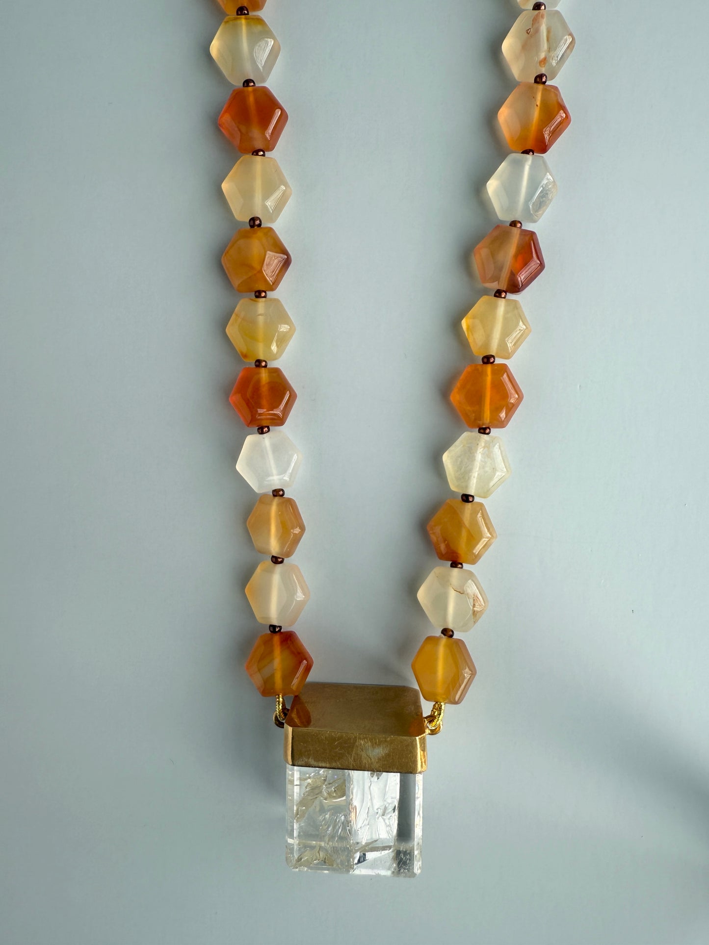 Carnelian & Clear Quartz