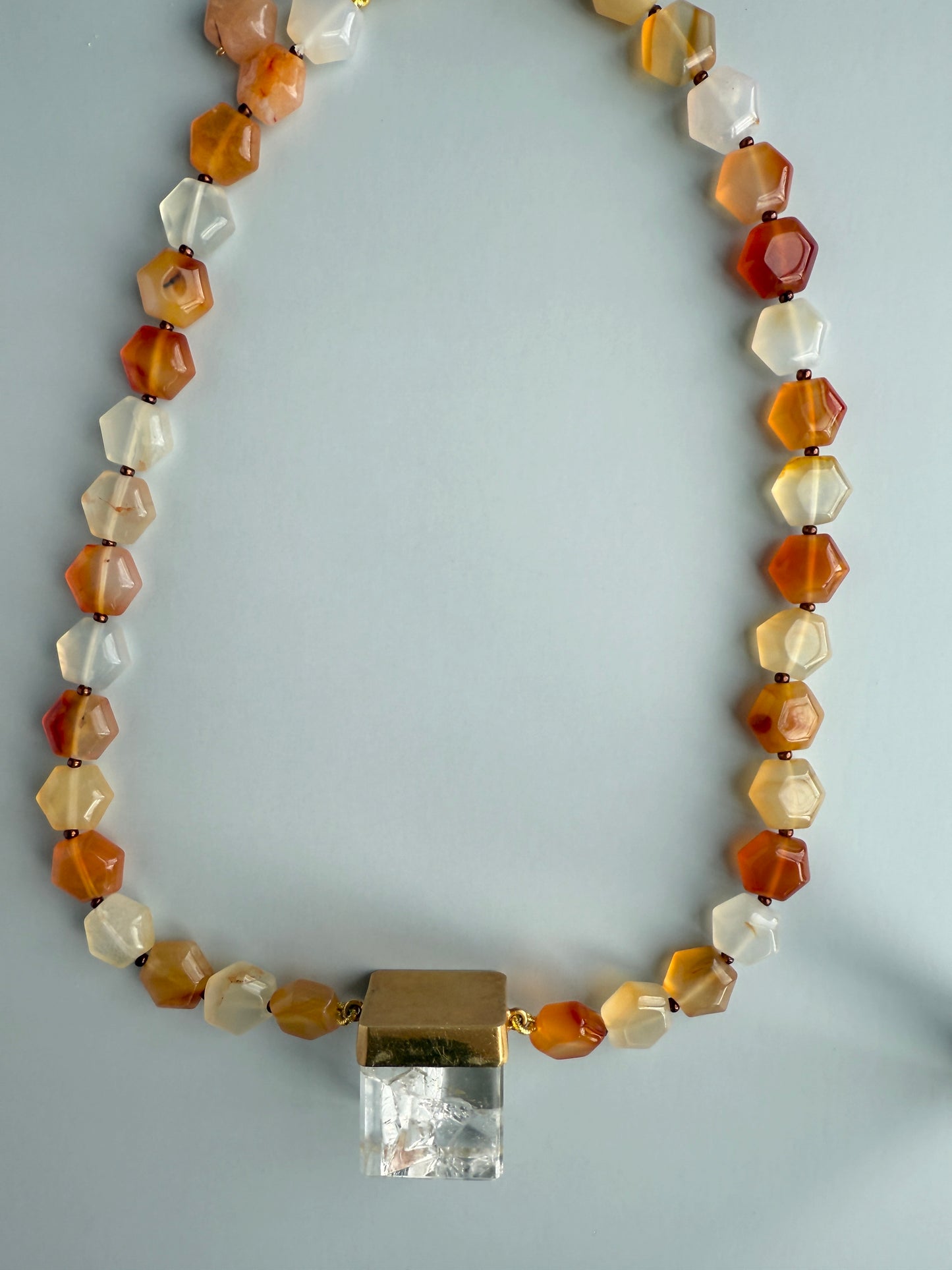 Carnelian & Clear Quartz