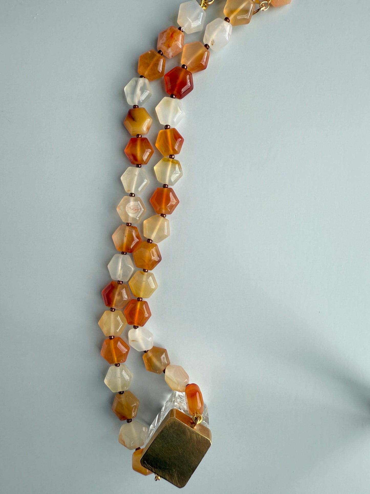 Carnelian & Clear Quartz