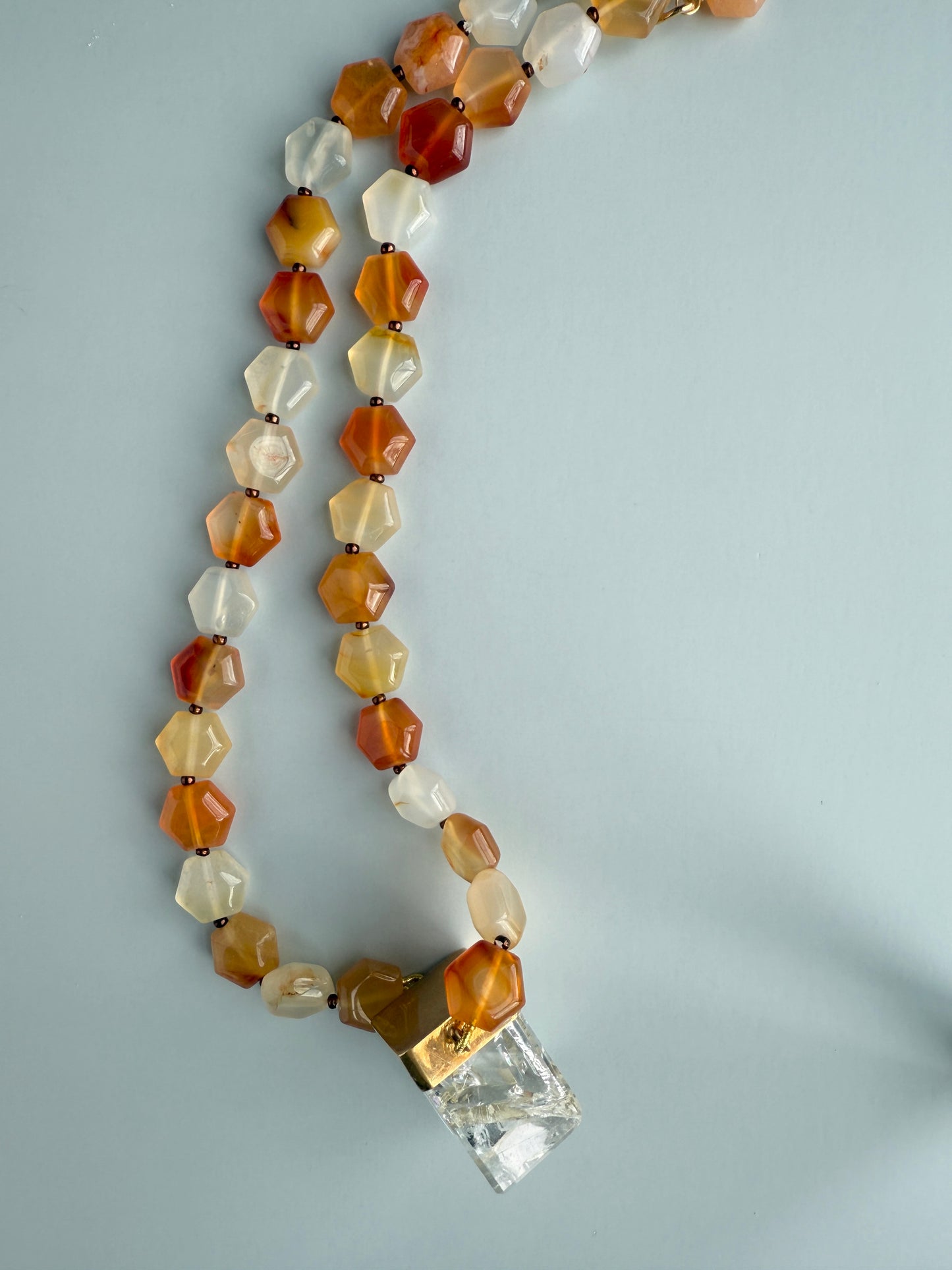 Carnelian & Clear Quartz