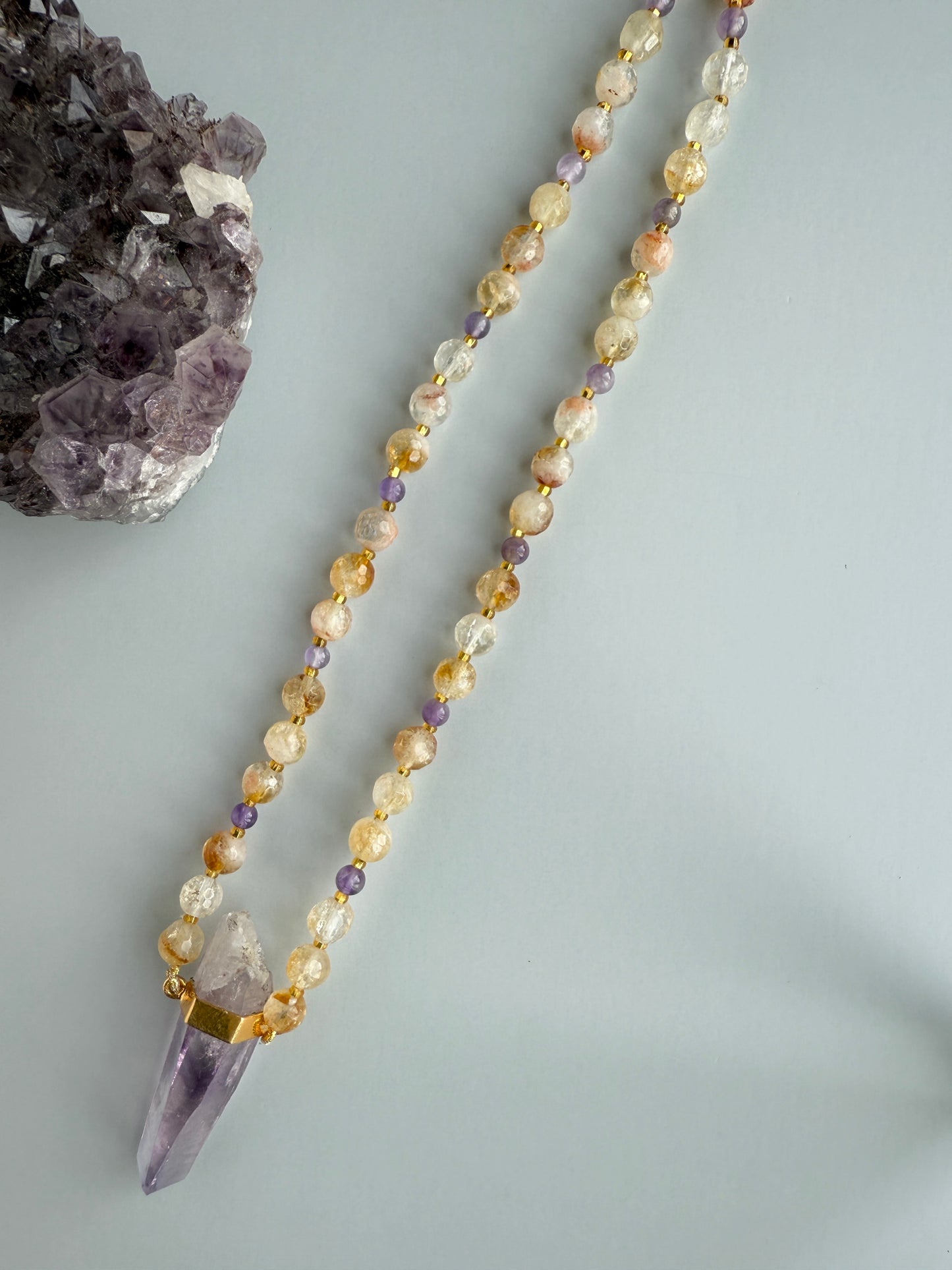 Citrine & Amethyst