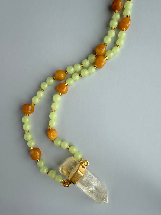 Lemon, Aragonite Quartz & Citrine