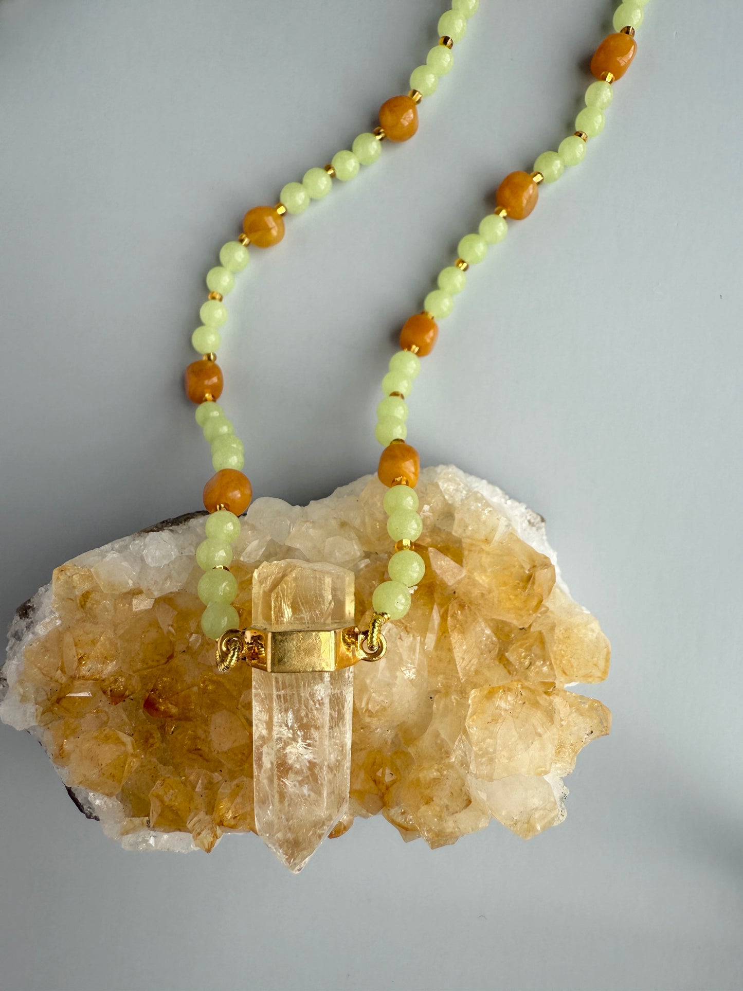 Lemon, Aragonite Quartz & Citrine