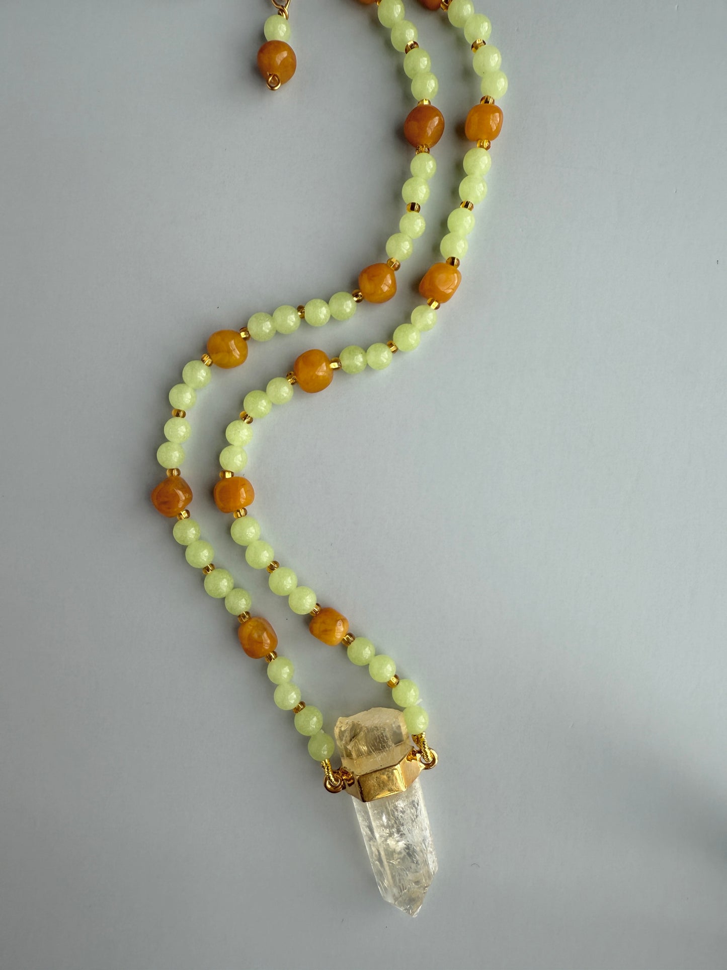 Lemon, Aragonite Quartz & Citrine