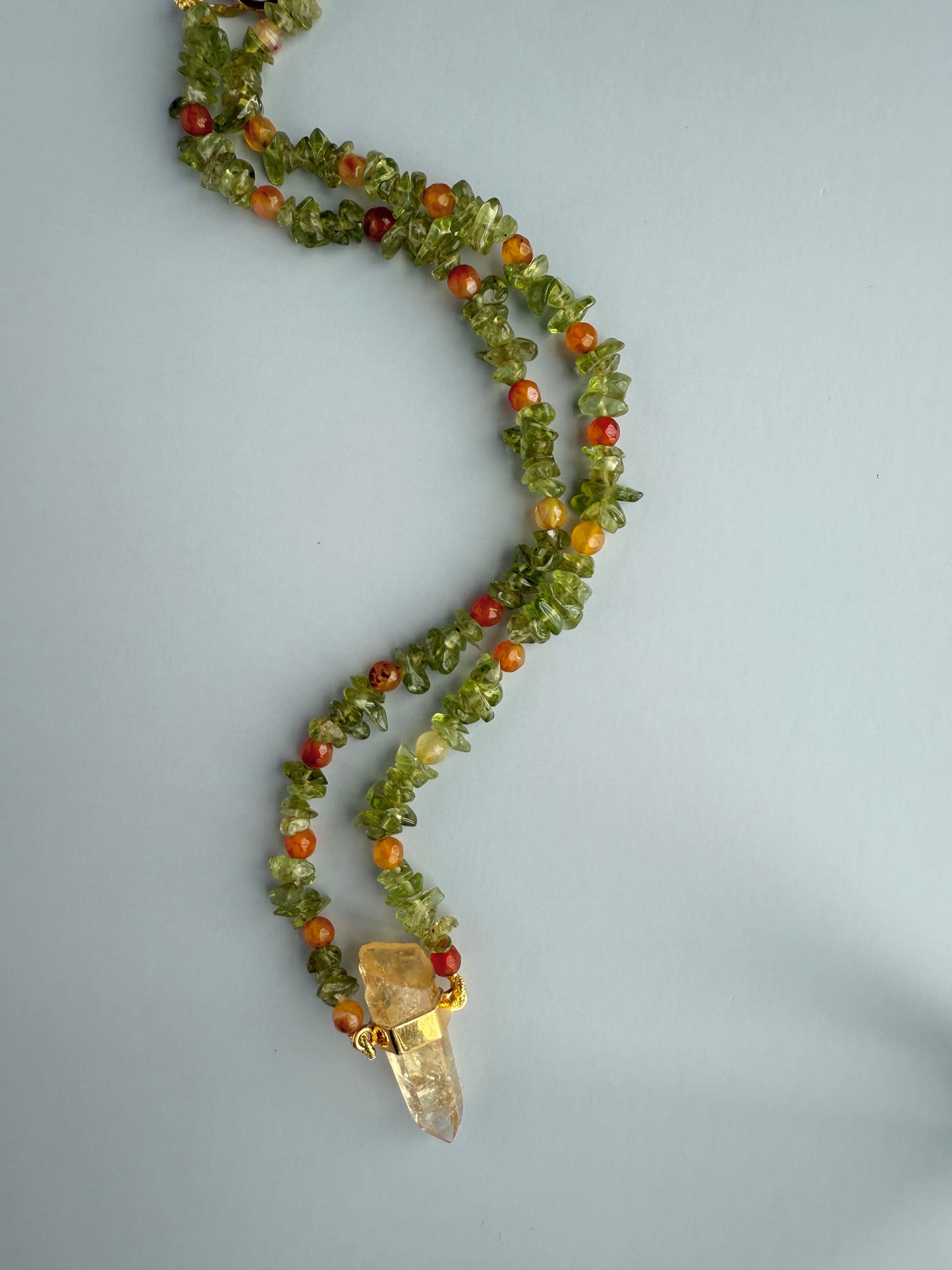 Carnelian, Peridot & Citrine