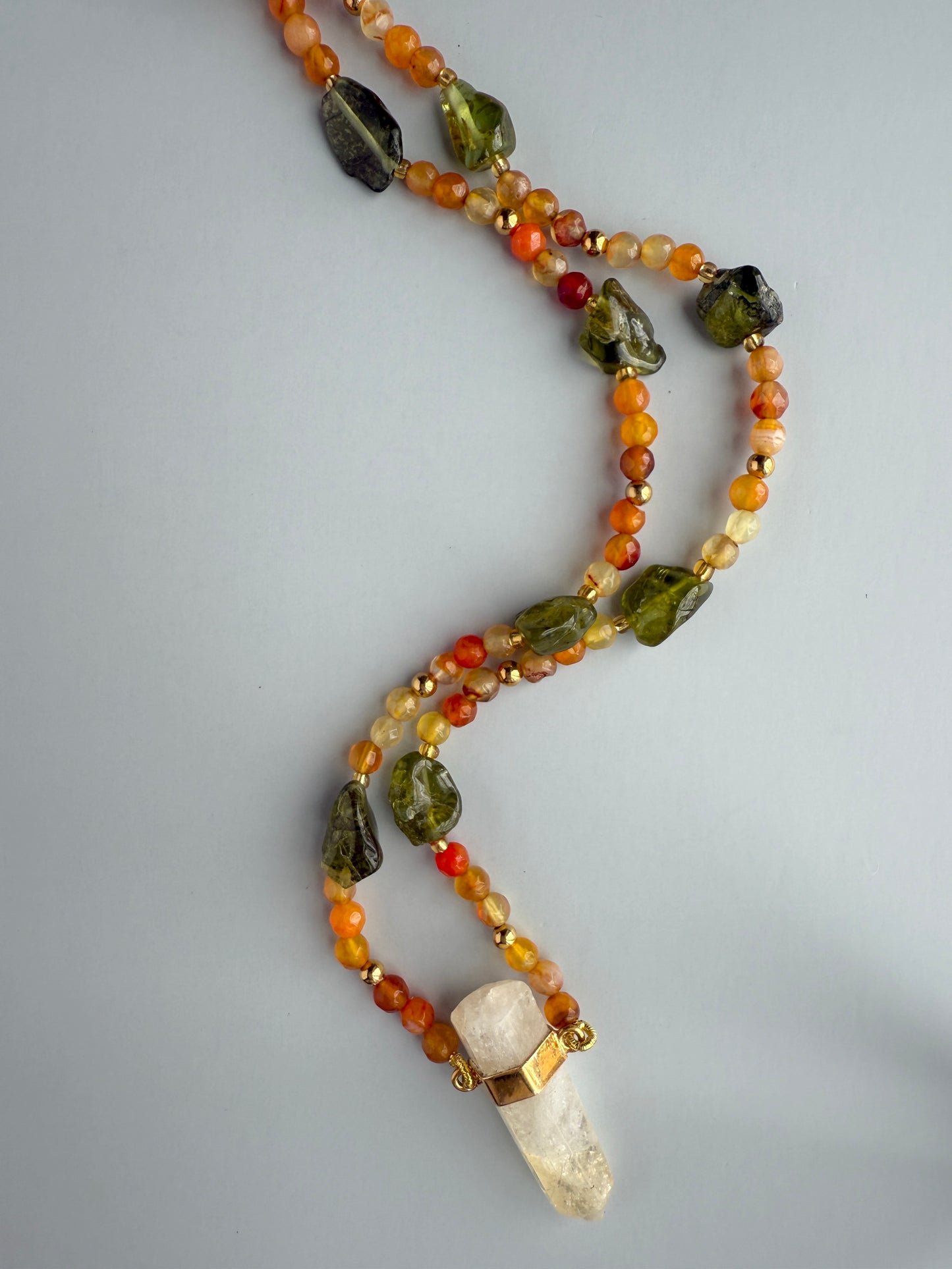 Carnelian, Peridot & Citrine