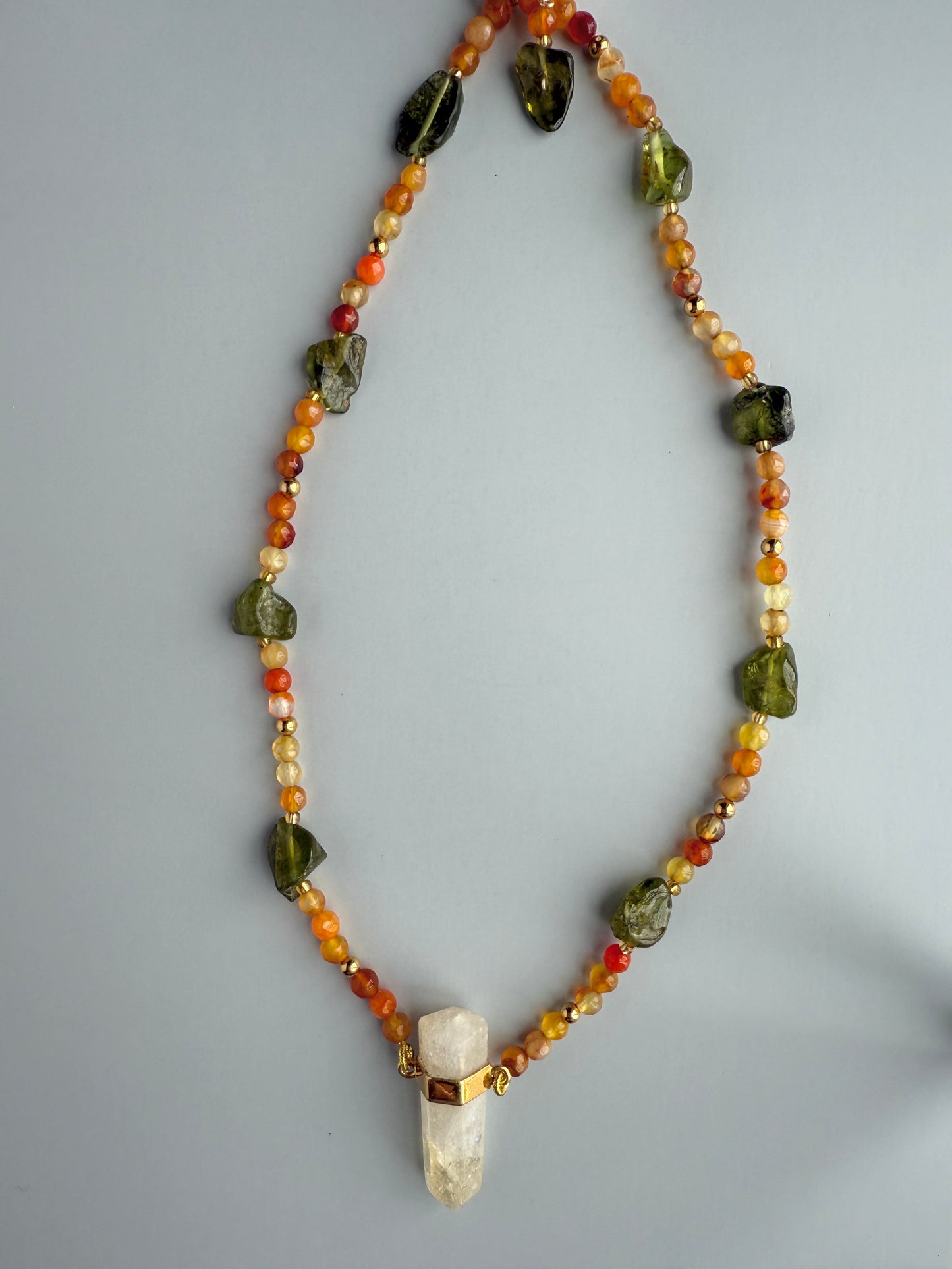 Carnelian, Peridot & Citrine