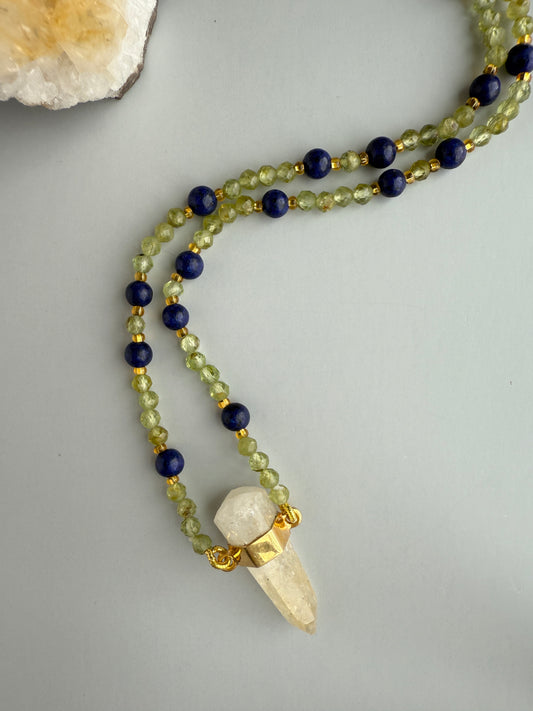 Lapis, Peridot & Citrine