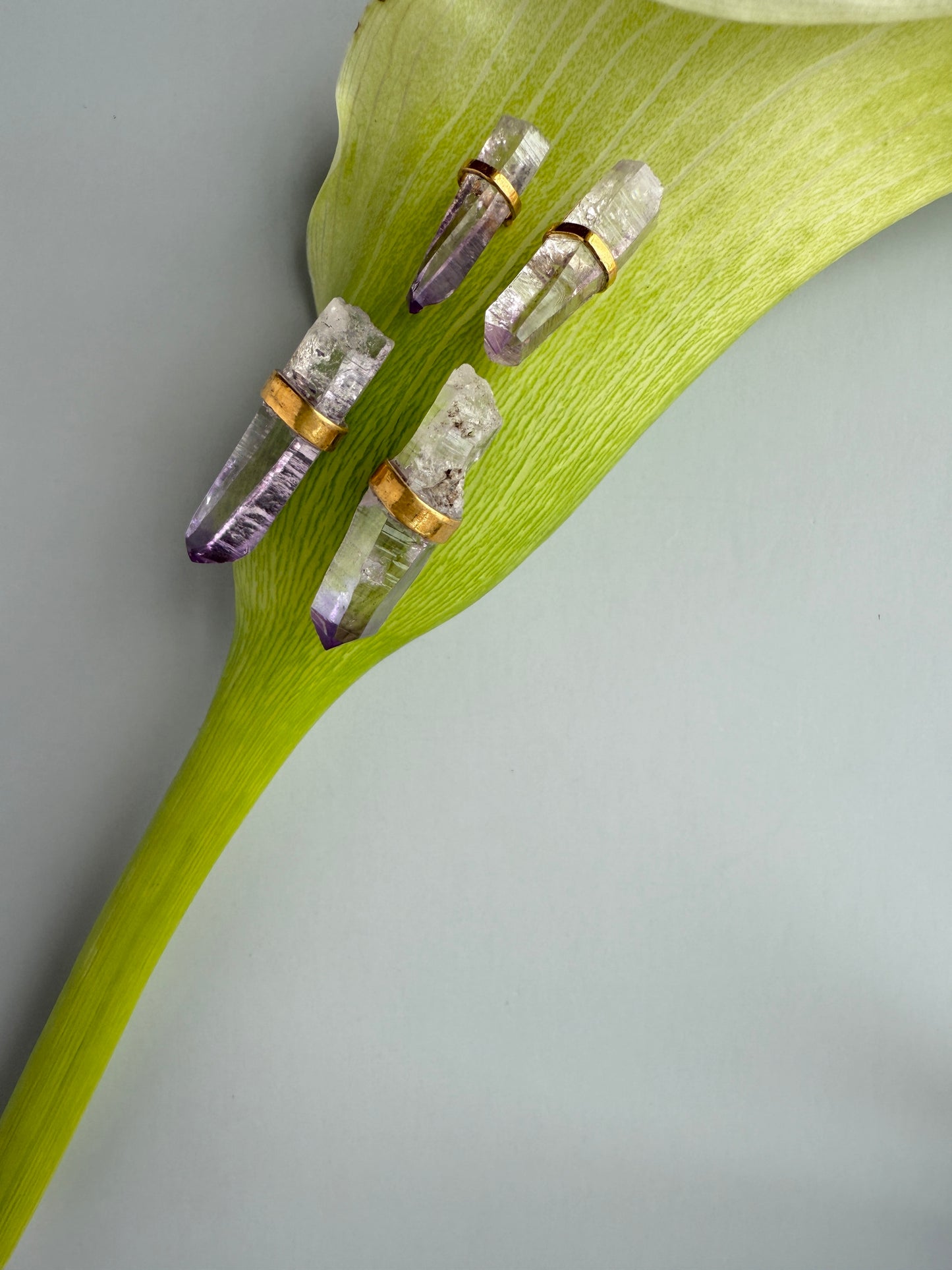 Large Amethyst Earrings