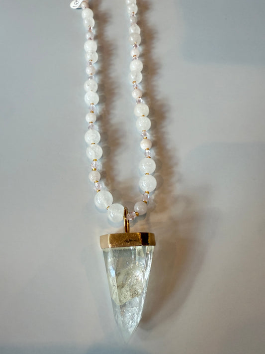 Rose Quartz & Clear Quartz